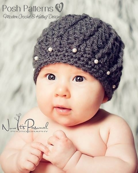 Crochet Hat Pattern Spiral Rib Beanie Crochet Pattern PDF ...