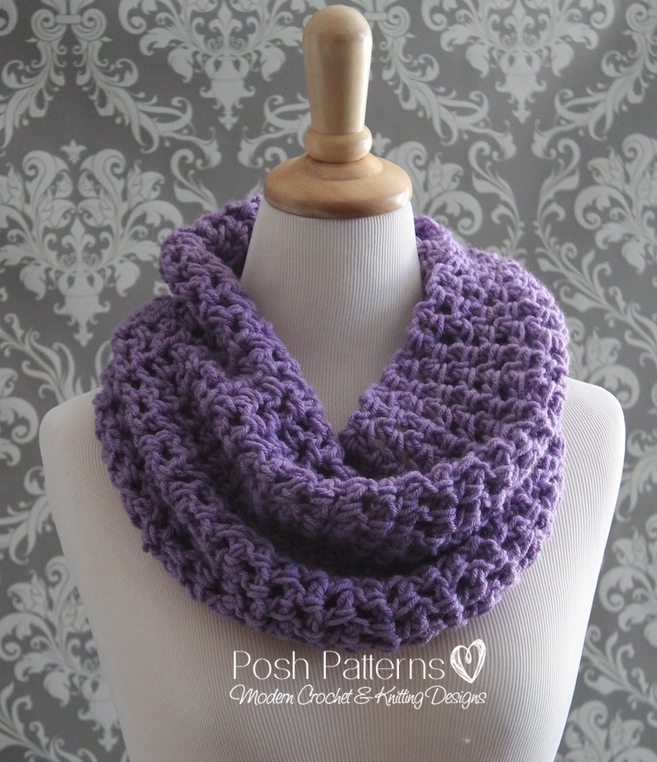 Crochet Pattern - Crochet Cowl Pattern - Easy Beginner ...